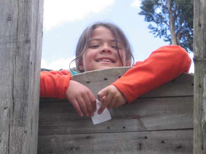 Girl in Nueva Esperanza neighbourhood, Bogota, Colombia (2006). Source: IDIGER